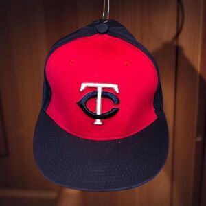 Melonwear DQ & Minnesota Twins Collab Logo Baseball Adhustable Hat Cap